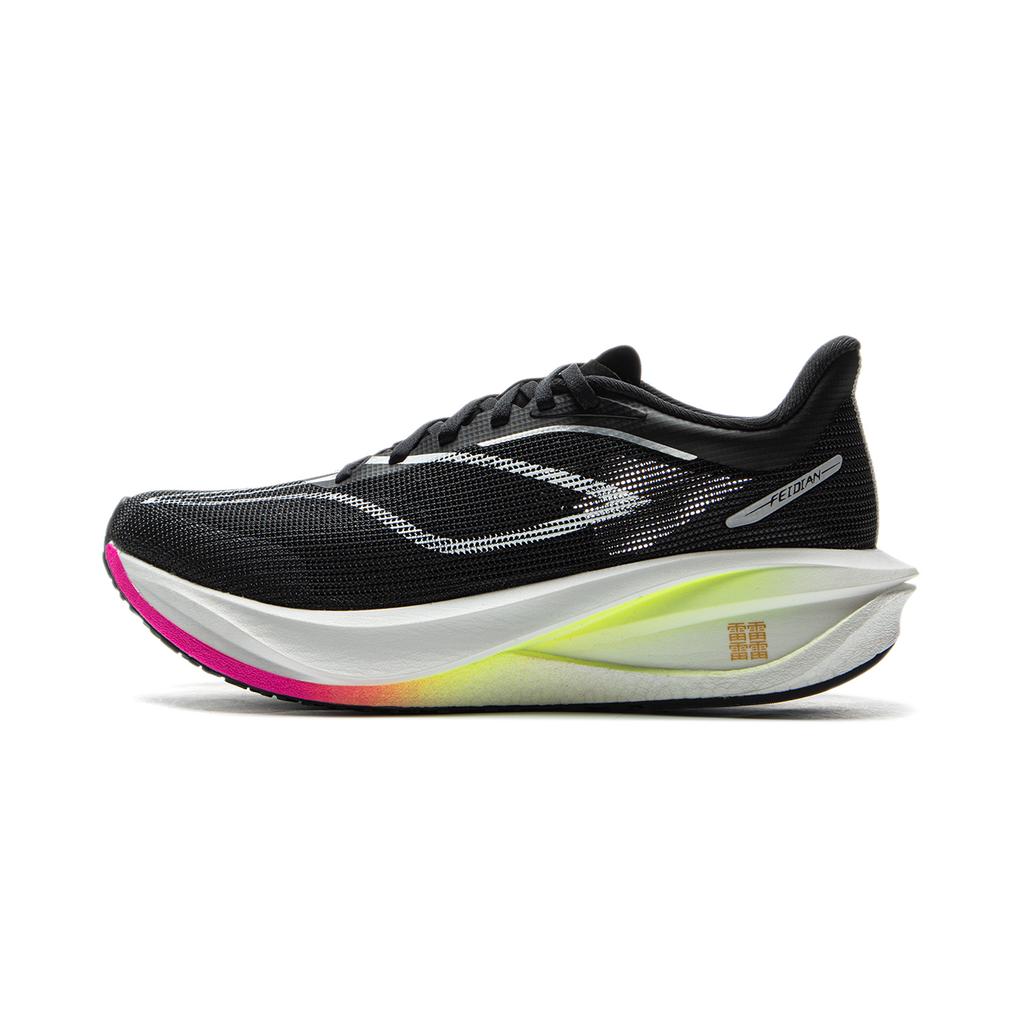 Li Ning Feidian 5 Challenger Ultra Light Technology Mesh Upper Professional Cushioning Running Shoes Women Running Shoes Black ARMV002-3