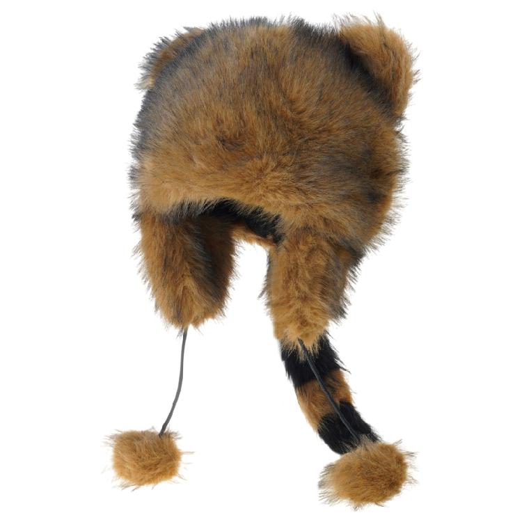 

Plush Hat Windproof Mongolian Hat for Parent Kids Photography Shopping Wear aldult