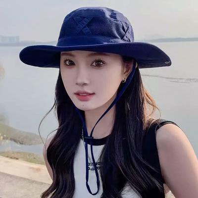 Fashion Breathable Summer Bucket Hat Portable Sun Protection Fishing Cap Casual Sun Hat Mountaineering