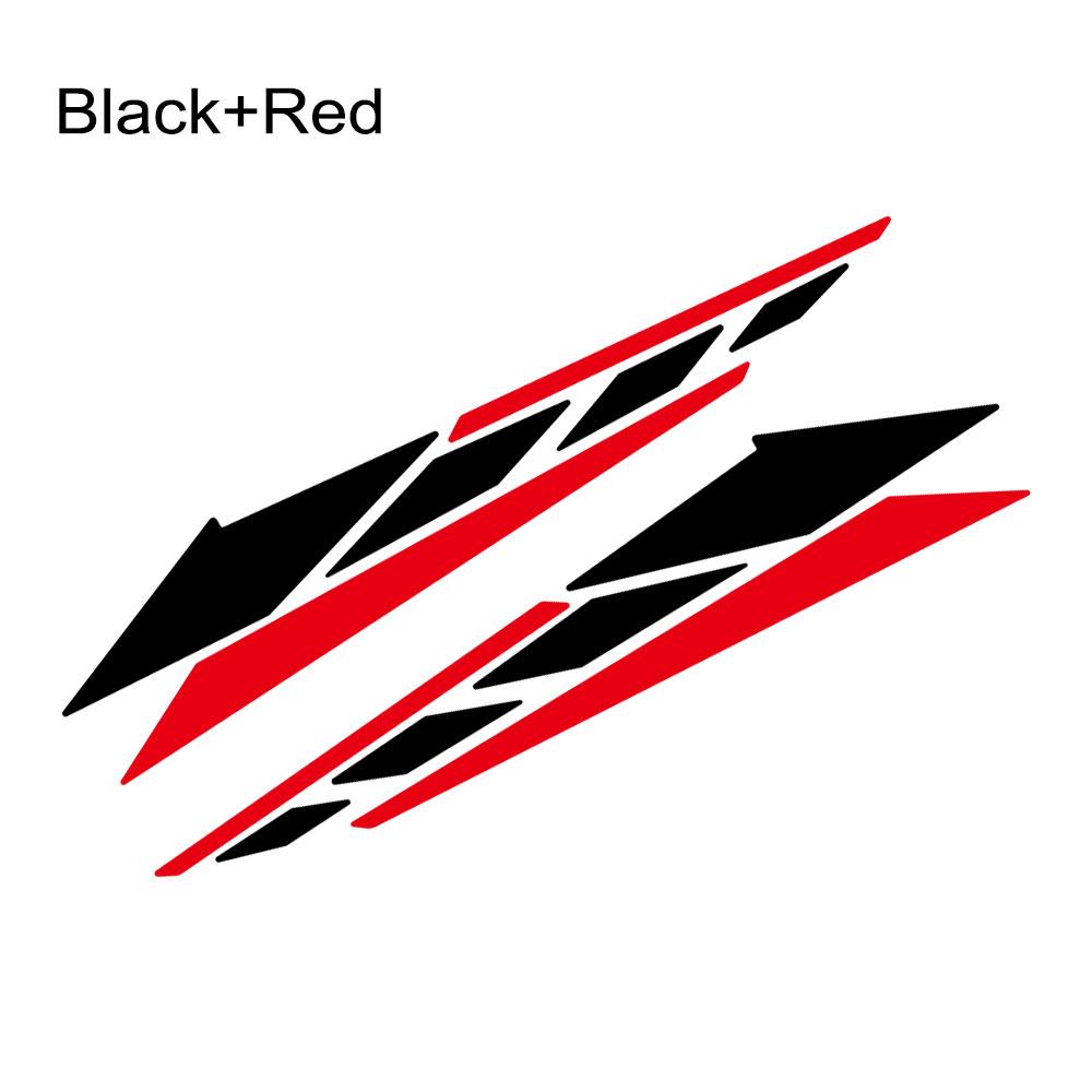 2PCS Motorcycle Front Fairing Decals Cool Motorbike Stickers Waterproof Electric Scooter Decor Stickers For Yamaha Suzuki Honda