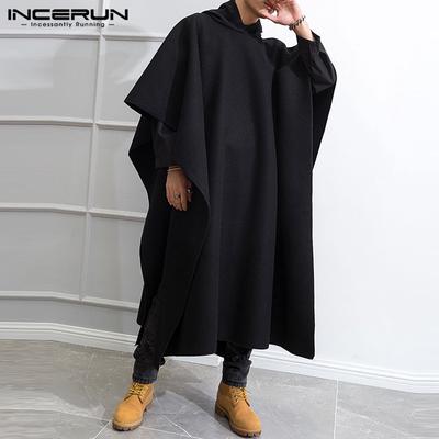 Pánské pláštěnka s kapucí Role Play Nosit Halloween topy Volné Baggy Oversize Manteau
