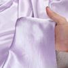 Chinese Style Lustrous Acetic Acid Gold Lustrous Satin Fabric Water Light Satin Natural Pleated Texture Drape Fabric Textile