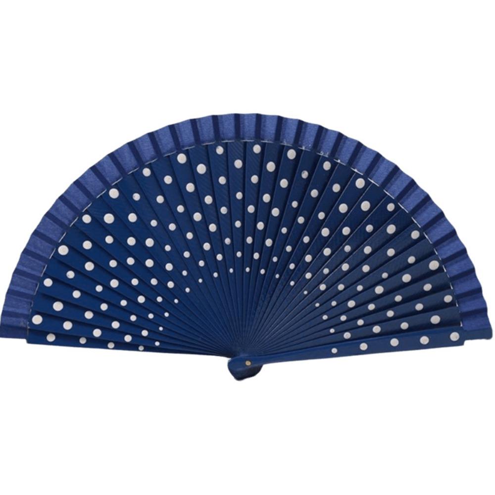 Vintage Flamenco Spanish Folding Fan Wood Handle Decorative Fan Dancing Fan Filming Props