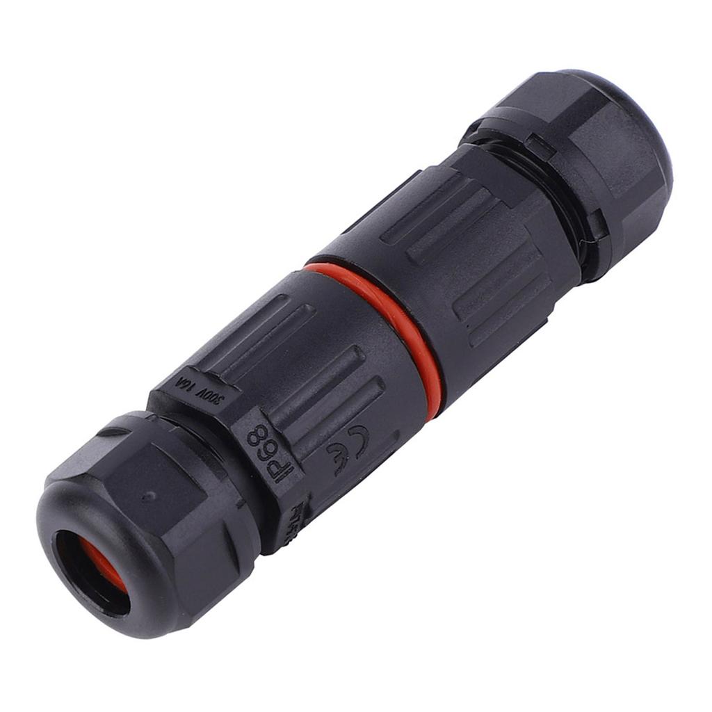 10PCS IP68 Waterproof Electrical Wire Cable 3Pin Connector Outdoor Plug Socket 0.5mm² 2.0mm²