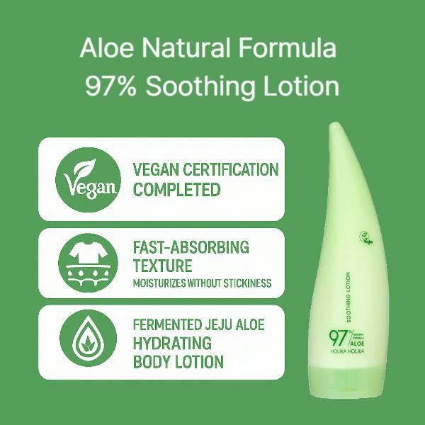 HOLIKA HOLIKA Sprchový gél s aloe vera 250 ml / Ľahký upokojujúci gél 250 ml / Upokojujúce mlieko 240 ml (10 možností)