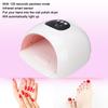 72W UV LED Nail Gel Curing Lamp 3 Time Setting 36pcs Light Chips Quickly Dry Nail Polish Gel Dryer 100‑240VEU Plug