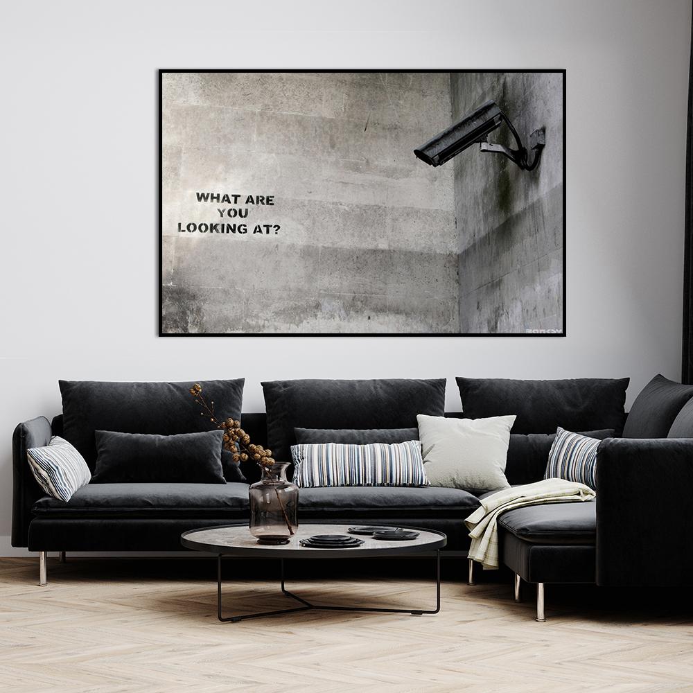 Banksy Retro Graffiti Malerei Druck Abstrakte Wand Kunst Leinwand Poster Lustige Ironisch Bild für Wohnzimmer Home Decor Cuadros