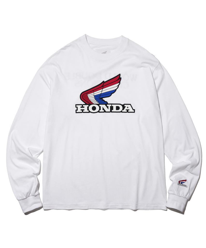 PHYPS MOTORCYCLE [Archive Line] Wing Logo Racing Long Sleeve_White