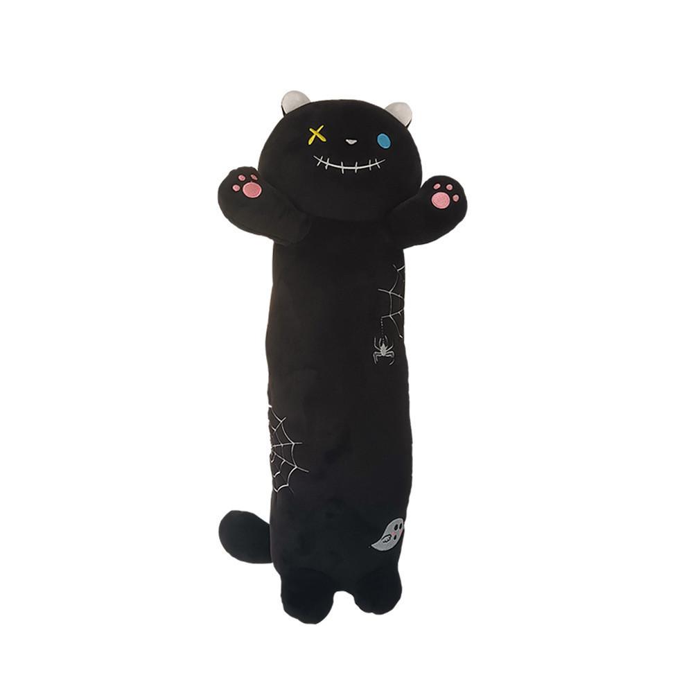 

Halloween Long Cat Pillow Plush Toy Doll Stuffed Animal Pp Cotton Fill Gift Kids