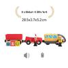Battery Operated Action Locomotive Train Magnetic Connection Powerful Train Set Fit for Wooden Trains and Tracks Kids Gifts