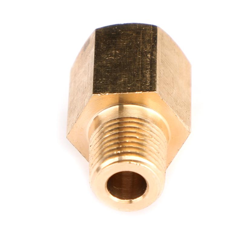 Artudatech 1/8 NPT Female To 1/8 BSPT Male Adapter Gauge Sensor Thread Oil Pressure Adapter Car Accessories