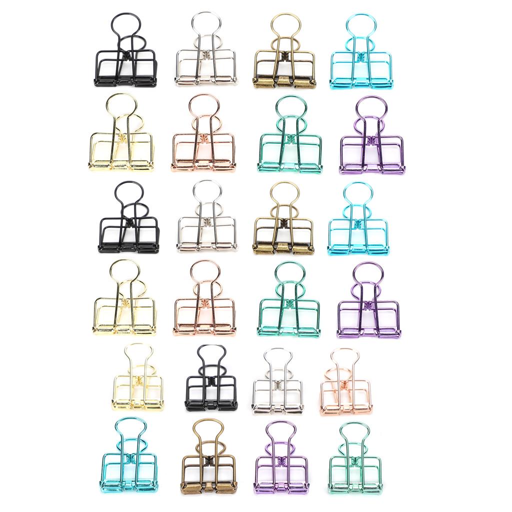 Hollow Dovetail Clip MultiColor Long Tail  Clips Paperclip Office Decorative Tool