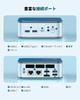 Getorli Mini PC z Ryzen 5 6600H przewyższa 6 12 do 16 GB LPDDR5 512 GB NVMe kompaktowy obsługuje 3 wyświetlacze WiFi Bluetooth podwójny szybki i mały PC
