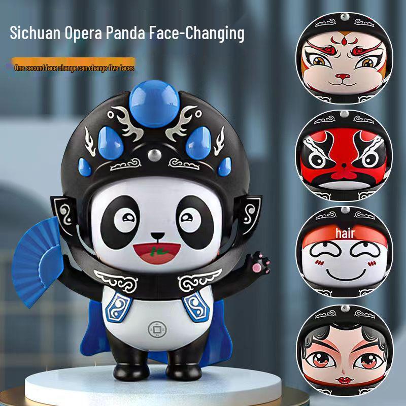 Sichuan Opera Panda Face Changing Doll - Cultural Children's Toy Gift