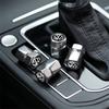 For Volkswagen MK1 4PCS Car Badge Wheel Tires Valve Caps Tyre Valve Stem Covers For Volkswagen VW R Polo Passat Rline Golf 6 Tiguan Jetta GTI ID.3