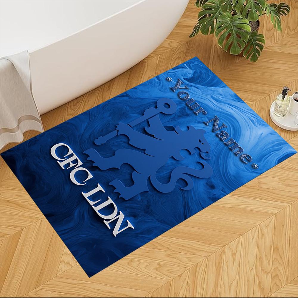 Chelsea Fc Football Player Customized Name Floor Mat Design for Study room Game Room Decorate room Dormitory Antislip Carpet Decorate Offices