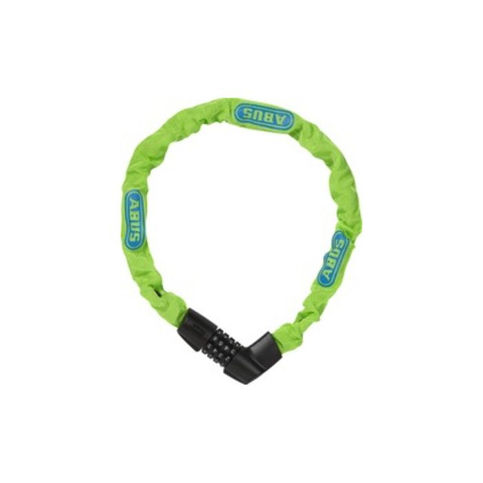 Antivol ABUS Tresor 1385 Femme Neon Grün - Chaîne En Acier - Niveau De Protection 7
