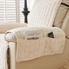 Flannel Plush Armchair Cover Non-Slip Sofa Slipcovers New Recliner Sofa Cover  Home Use