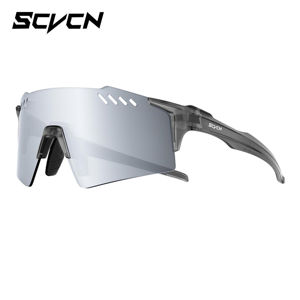SCVCN UV400 Radsportbrille Outdoor Laufsonnenbrille Herren Damen MTB Rennradbrille Wandern Fahren Fahrrad Sportsonnenbrille