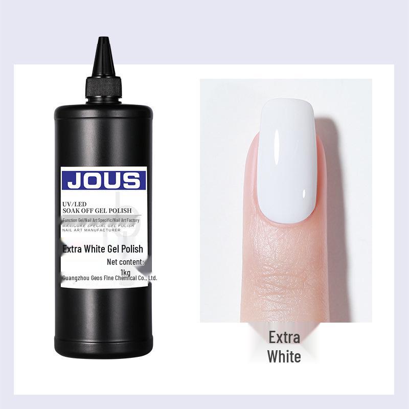 1KG High-End Solid Color Gel Nail Polish Pack with Glitter, Crushed Diamond, and Cat Eye Effects