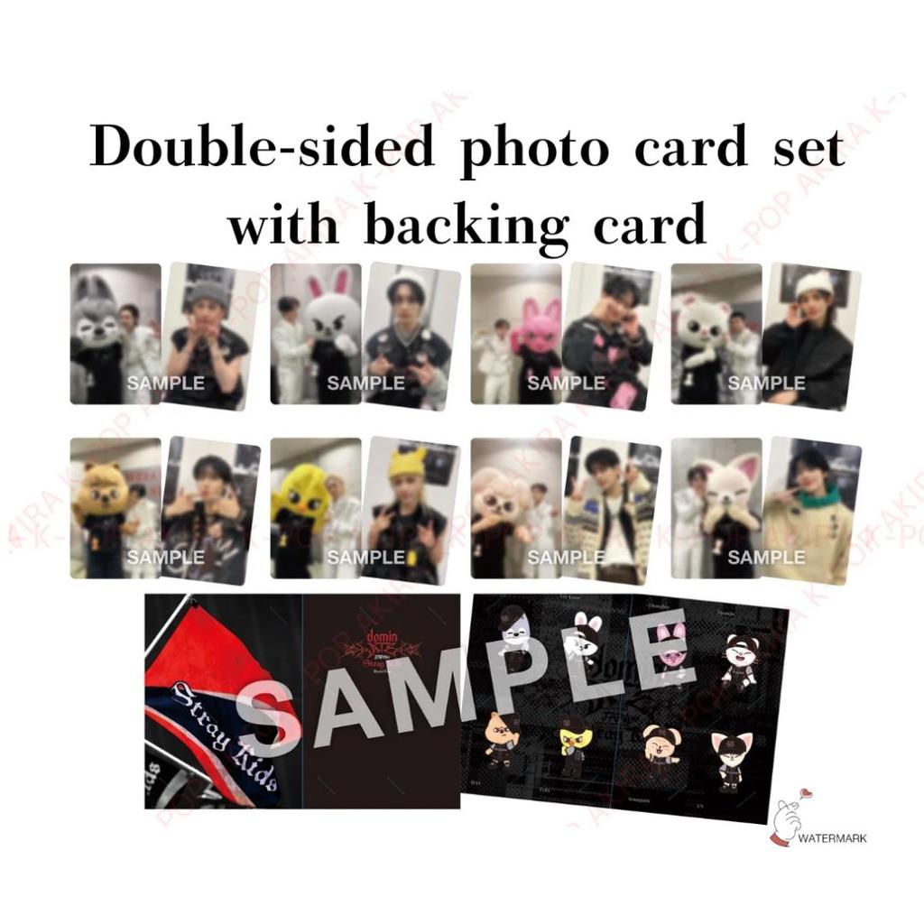 PRE-ORDER Stray Kids World Tour dominATE JAPAN LIVE Blu-ray RAKUTEN POB Double-sided Photo Card Backing Card OFFICIAL