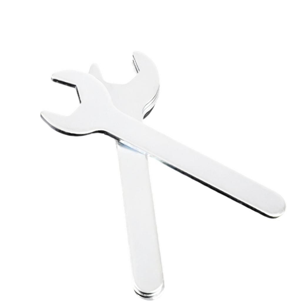 Thin Zinc Plated Open End Wrench With Ergonomic Handle Flat Wrench For Tight Spaces And Secure Bolt Grip