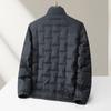 Mens Winter Down Jacket 90% White Duck Stand Collar Zipper Casual Lightweight Warm Coat Youth