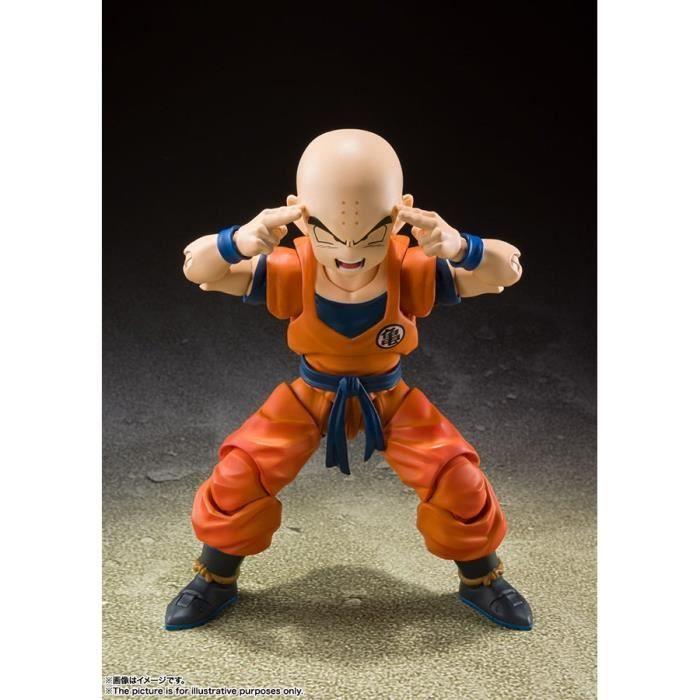 Figurine Dragon Ball Z - Krillin Earth's Strongest Man S.H.Figuarts 13cm