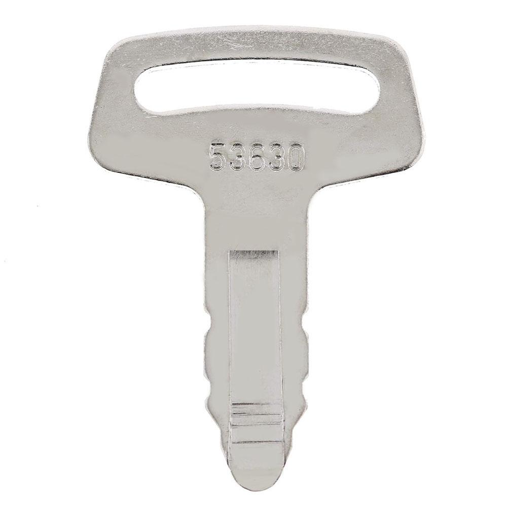 5Pcs Ignition Keys RC101-53630 for Kubota K008 K008-3 KX91-2 KX101 KX121-2 KX151