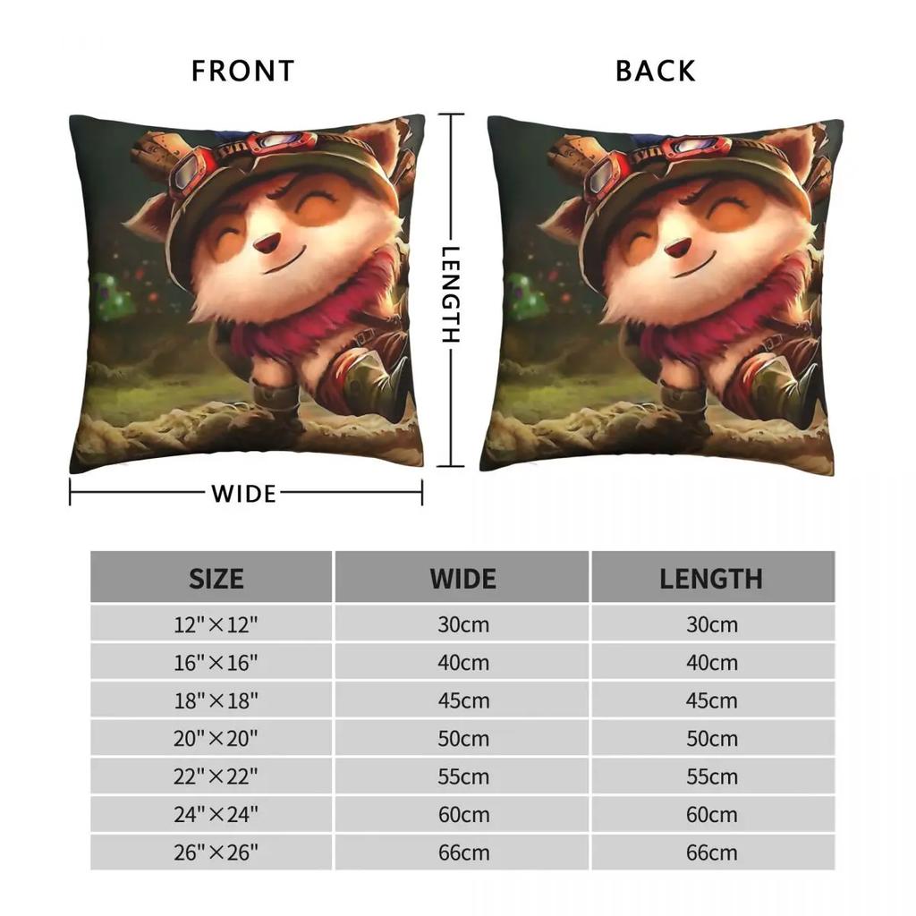 Mo Cojines Throw Pillow Case League Of Legends Game Cushion Home Sofa Chair Print Decorative Coussin