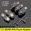 1.5/2-13MM Drill Chuck 1/2"-20UNF Thread Quick Change 1/2" Square Socket Adapter Converter Keyless For Wrench Conversion Tools