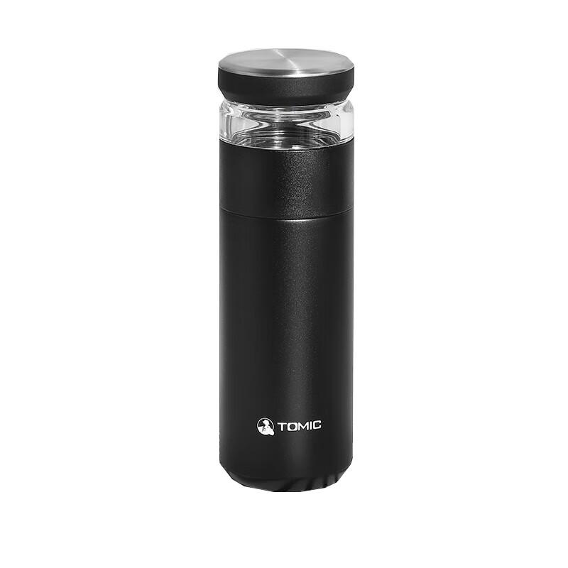 TOMIC Ceramic Lined Insulated Mug with Titanium Tea Infuser 520ML