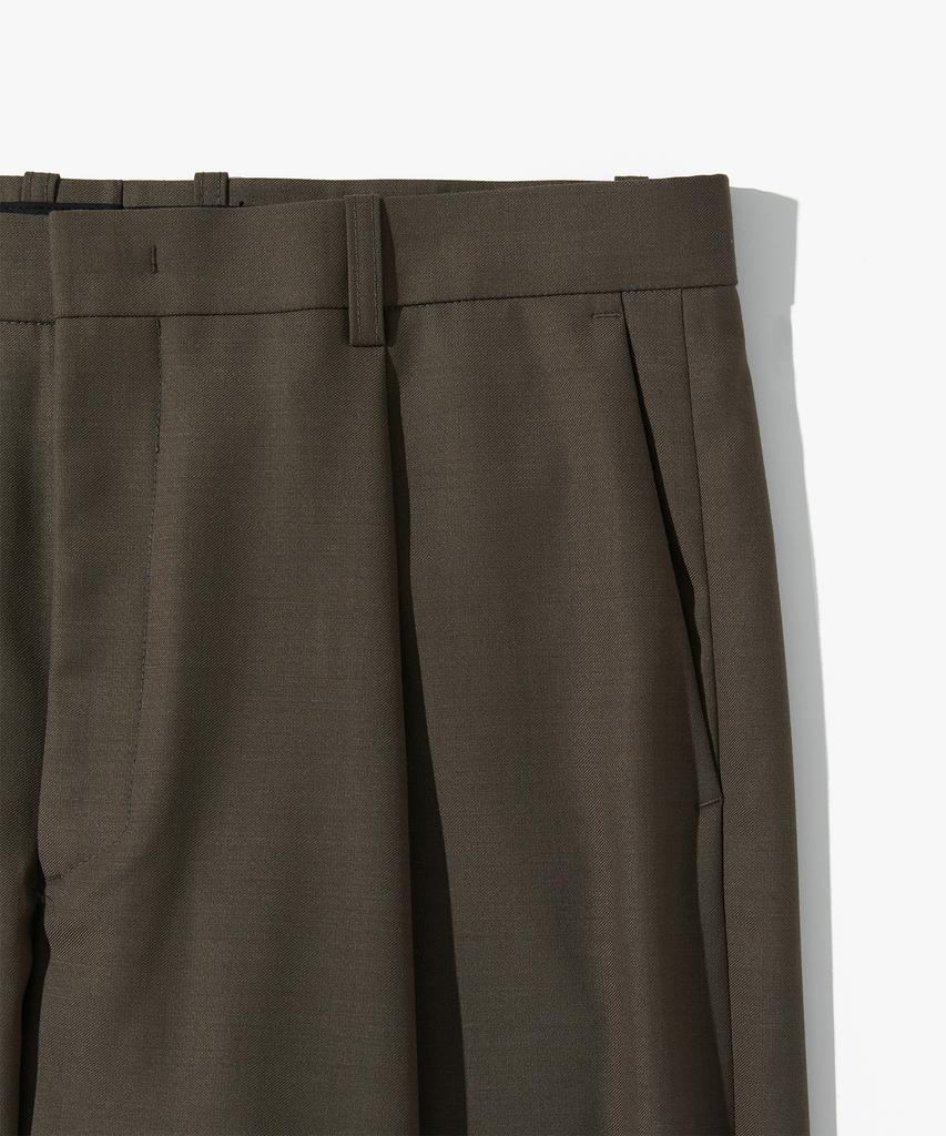 SUARE Wool Blend One-Pleat Slacks - 3 Colors