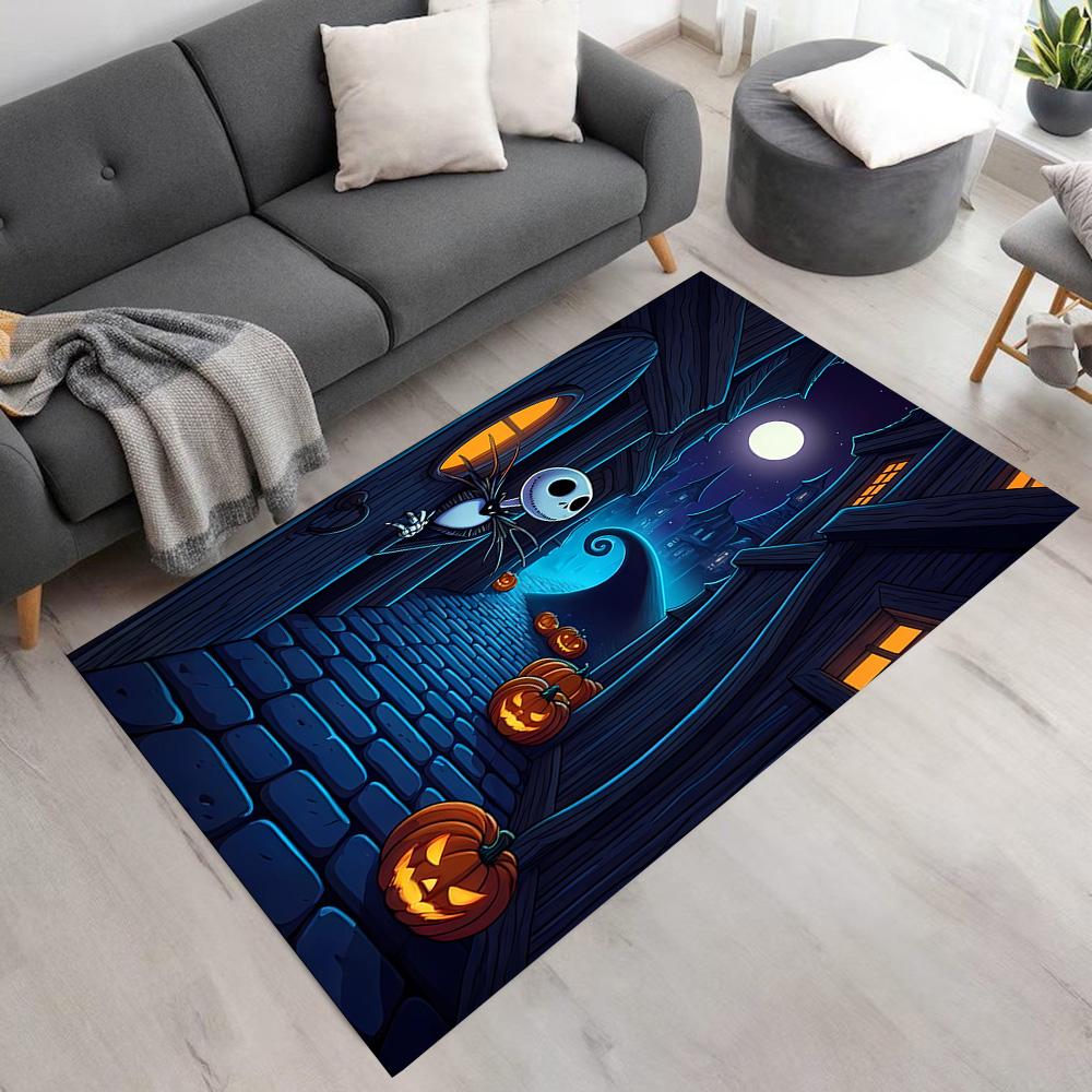 Jack Skellington Carpet Suitable for Balcony Playrooms Dining Room Decorate room Antislip Carpet Decorate Offices Best for Christmas