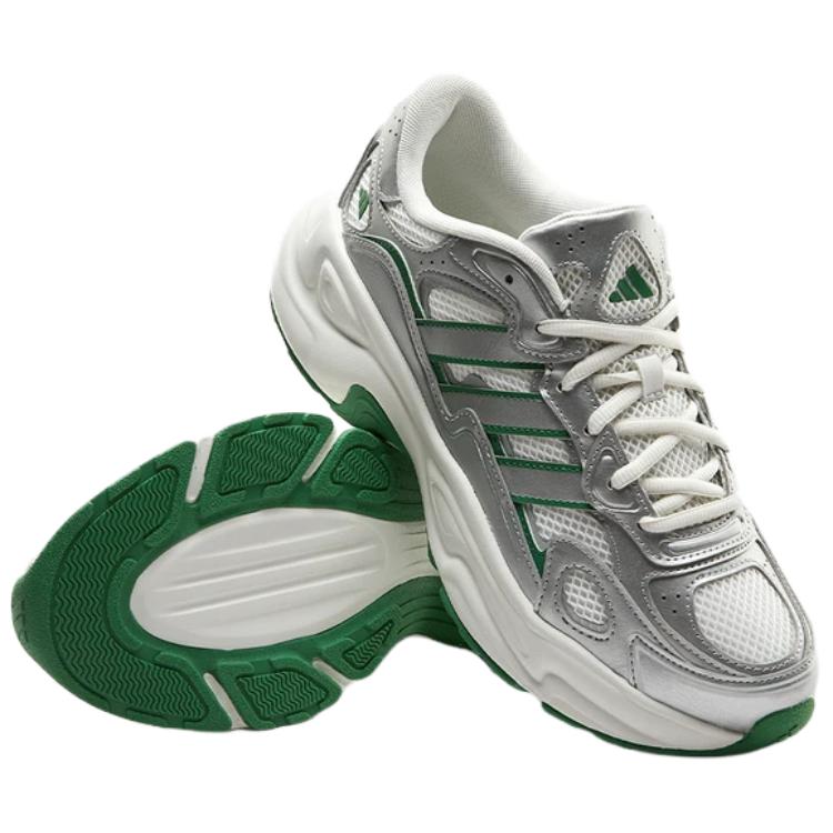 Adidas FC JELWAVE PU, Textile, Synthetic Leather Low top Chunky Sneakers Unisex White Silver KI9870