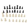 Chess Pieces Only PP Replacement Chessmen Figurine Pieces 75mm Height King for Party Camping Relaxing