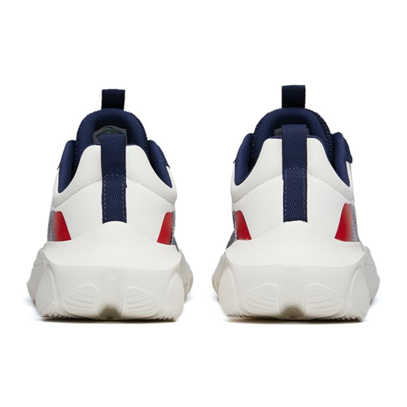 ANTA Training Shoes Men's Low top Ivory White/Turquoise Blue Sneakers 112217705-5