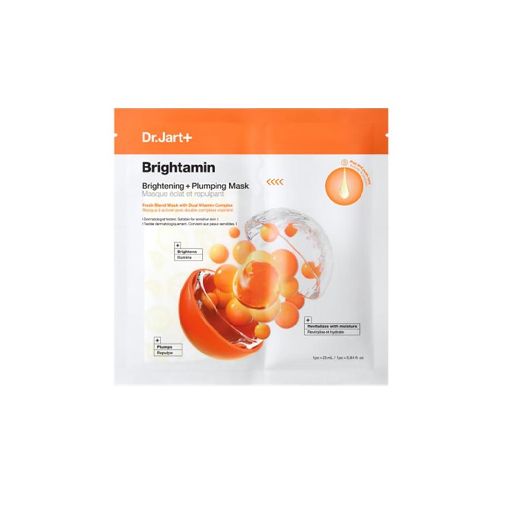 Brightamin Bright Mask 1 sheet x 5 bags bright sheet vitamin Korean derma cosmetics Dr.Jart+ / Transparency, firmness, elasticity, dullness, skin,