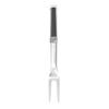Stainless Steel Grilling Fork Long Reach Ergonomic Handle Outdoor Cooking BBQ Tool Heavy Duty Rust Resistant Easy Storage