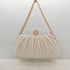 Apricot Pleated Evening Bag - 2025 Hot Style Cheongsam & Bridal Banquet Bag for Women