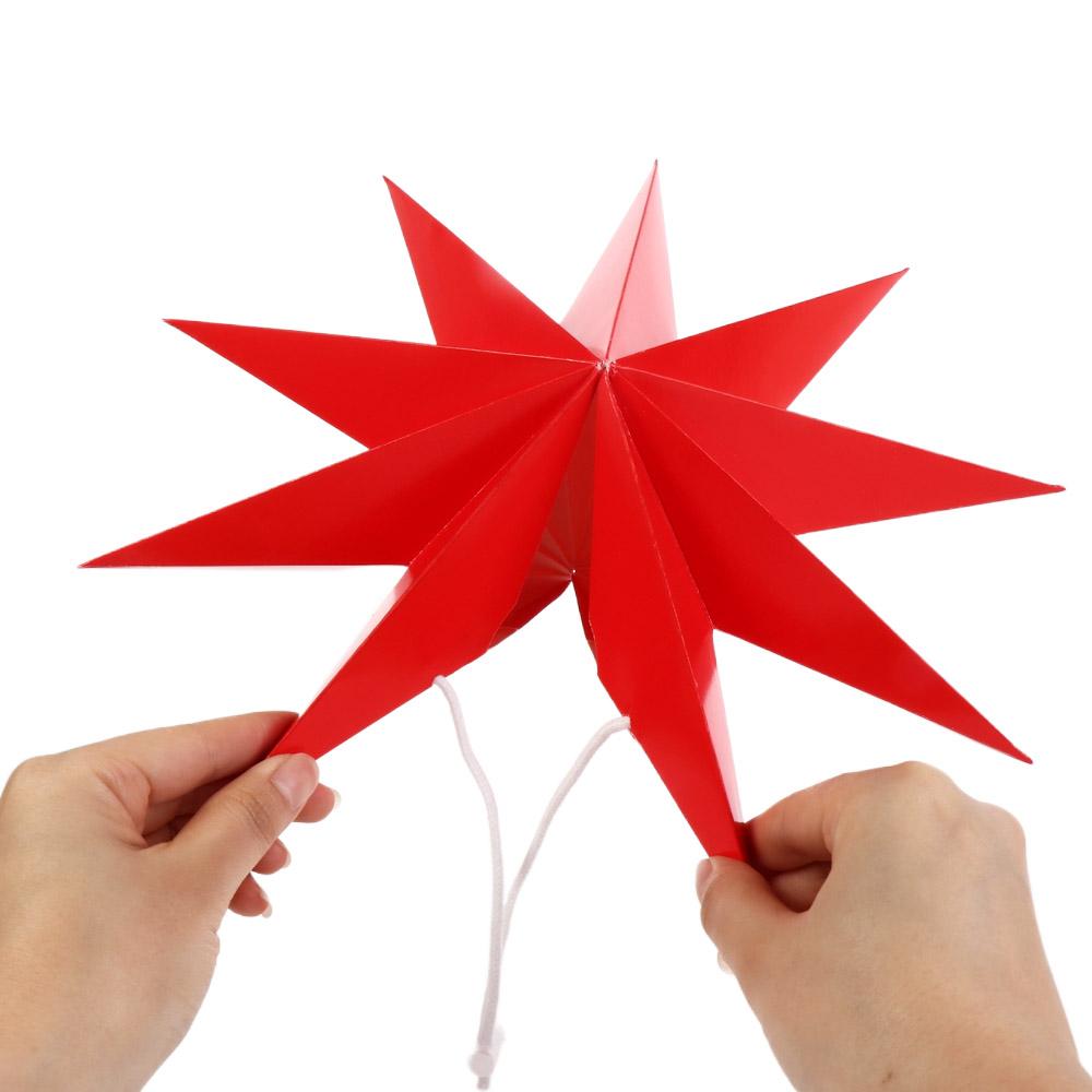 Reuseable Photographic Props Hanging Ornaments Hanging Paper Stars Party Decor Paper Flower Crafts