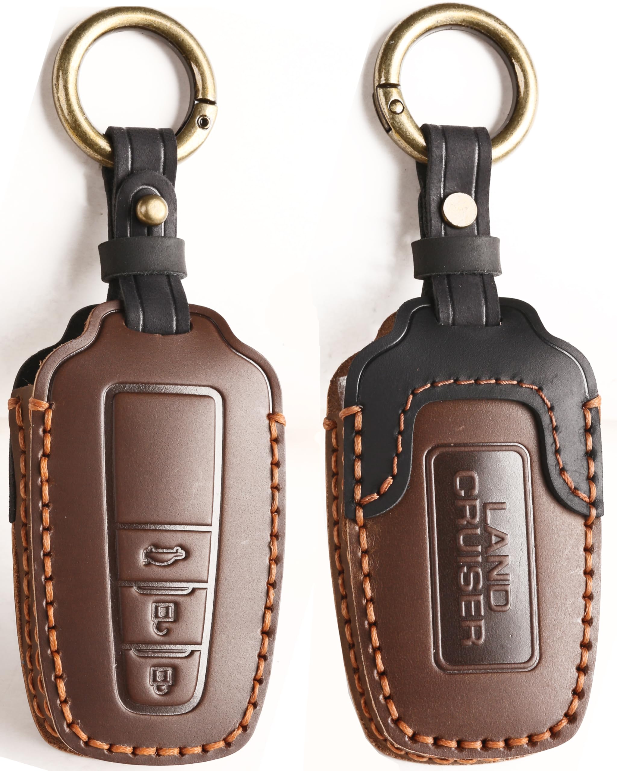 

Yomaxer Toyota Land Cruiser 250 Series Exclusive Key Holder, 3 Buttons, Smart Key Cover,