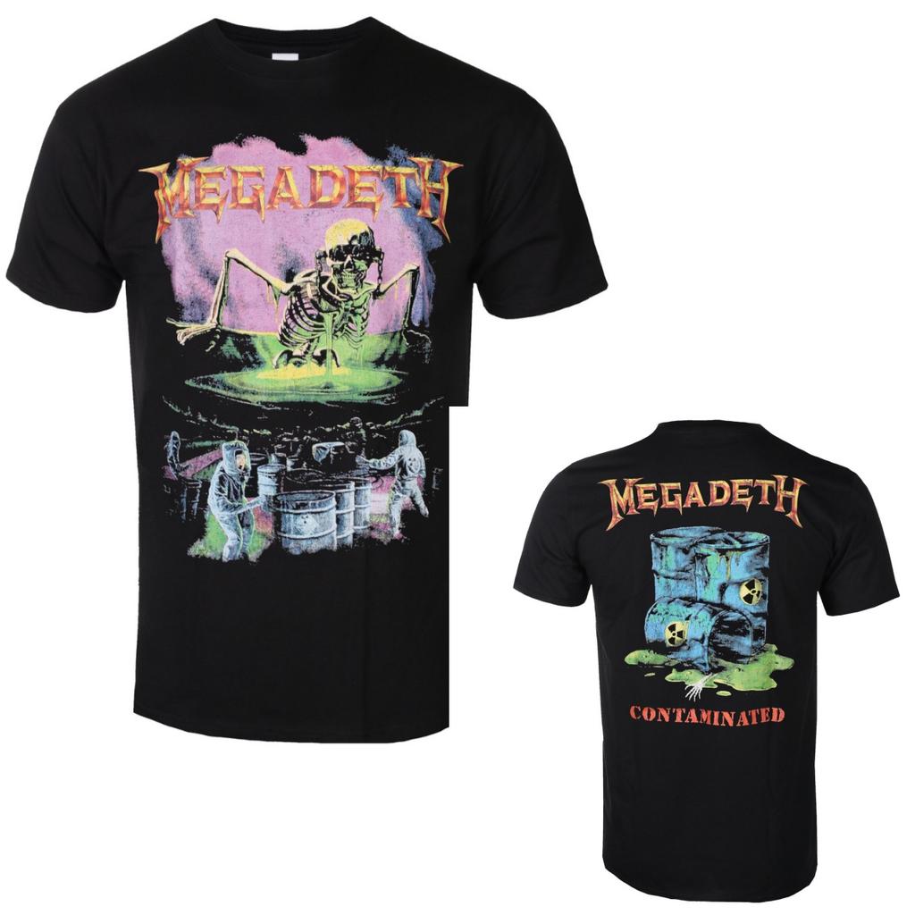 Retro Megadeth Graphic Cotton Tshirt Unisex Summer Short Sleeve Fashion Brand Tee Luxury Casual Vintage Tees