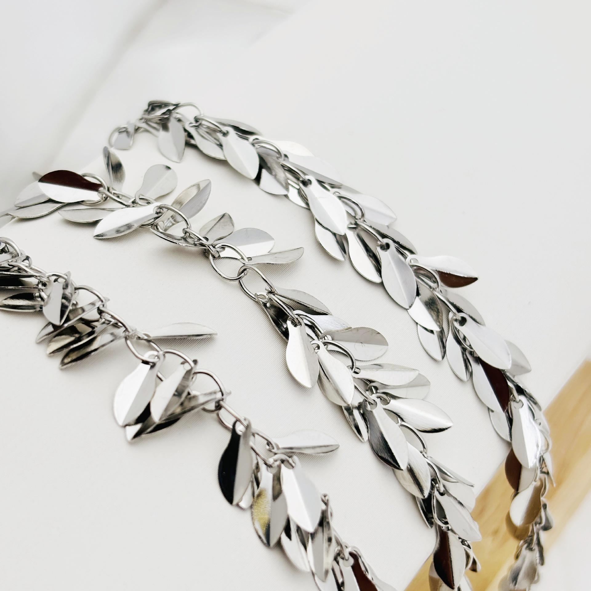 

Аксессуары для сережек из медной цепочки в виде многослойных листьев своими руками для изготовления ювелирных изделий 4*8mm Concave Leaf