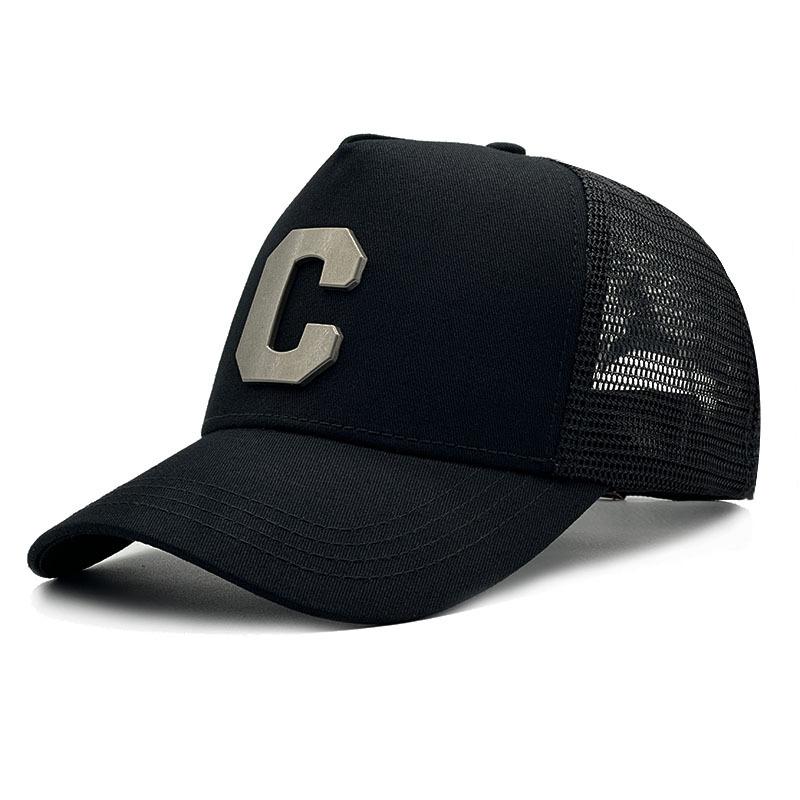 Neue Frühling Sommer Große Größe 65cm Baseballkappe Mode Koreanischer Stil Draußen Verstellbar Hoher Schirm Eisenetikett Großes C Schnabelkappe L 56-60cm black