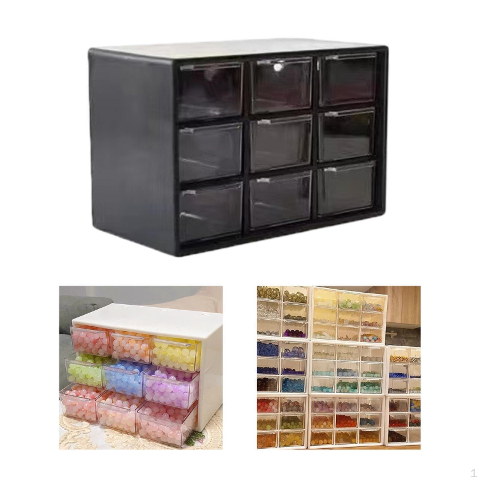 

Компактный органайзер для ящиков стола для ювелирных изделий и принадлежностей для рукоделия чёрный