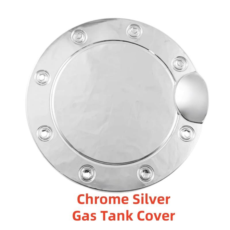 For Toyota Tundra Sequoia Pickup Truck 2007 2010- Chrome Modified Car Accessories Plated Cap Tank Covers Trim Paste Style