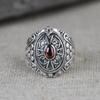 Adjustable Openable Finger Ring Antique Opening Ring Unique Gawu Box Ring  Storage Container
