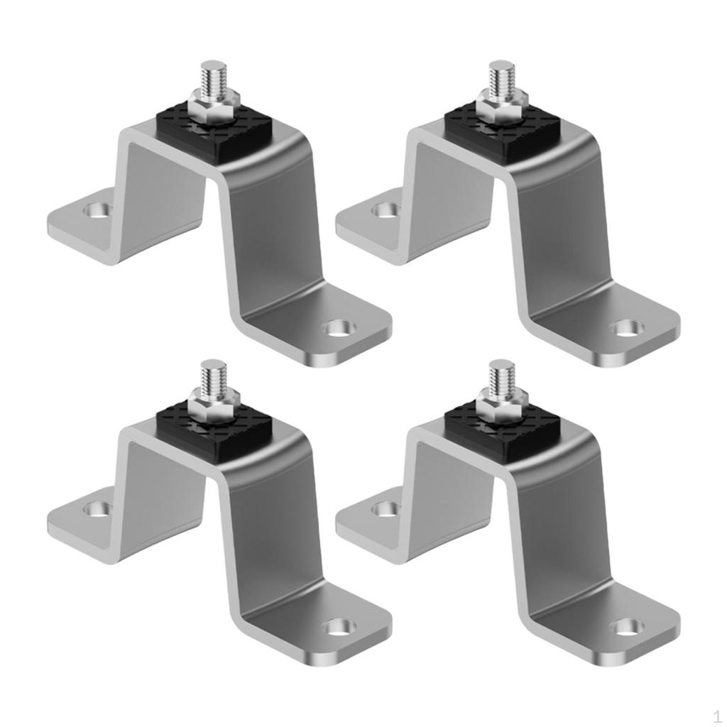 4 Brackets for Mounting Vibration Isolators Mini-splits