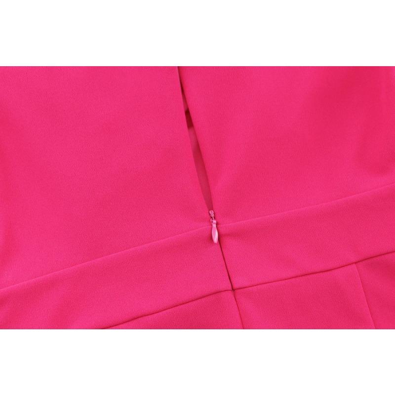 Professional Women's Slim Temperament Ruffle Split Dresses
